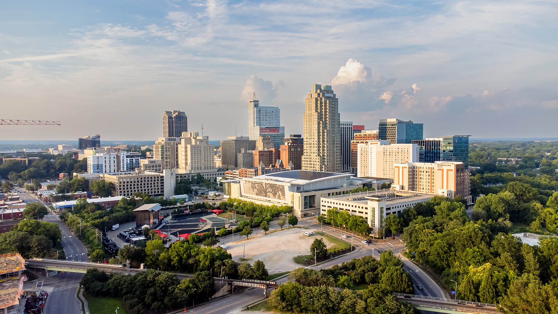Raleigh communities and tree-lined neighborhoods
